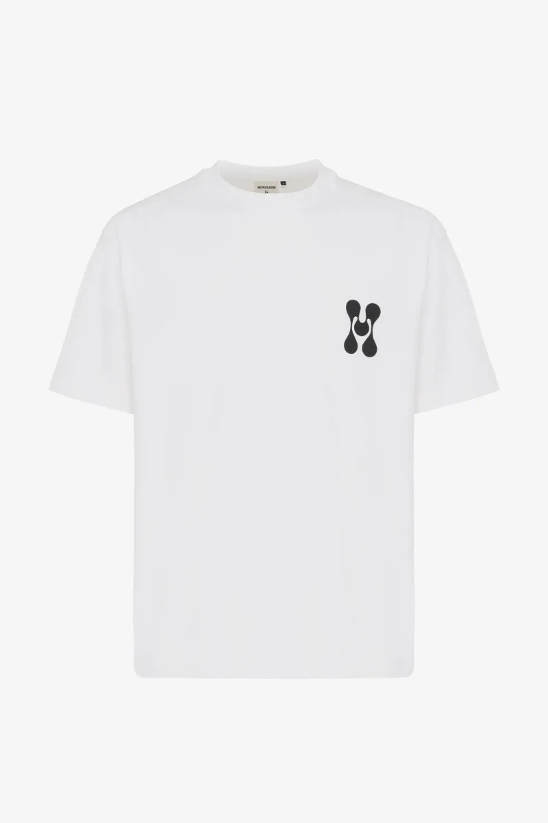 Monogram T-shirt | wit