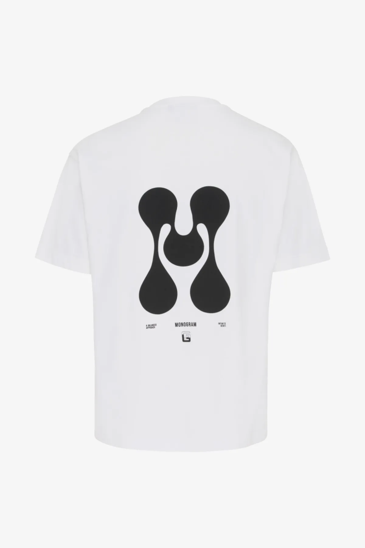Monogram T-shirt | wit