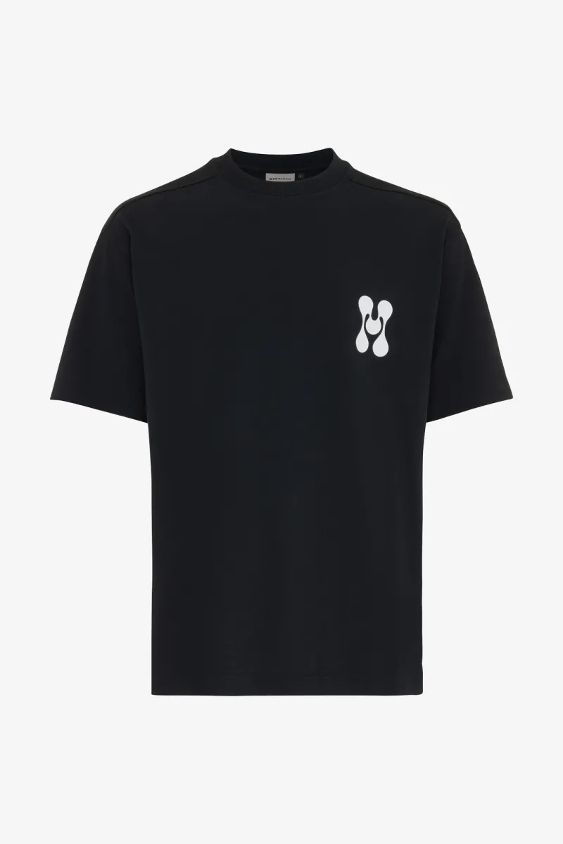 Monogram T-shirt | zwart