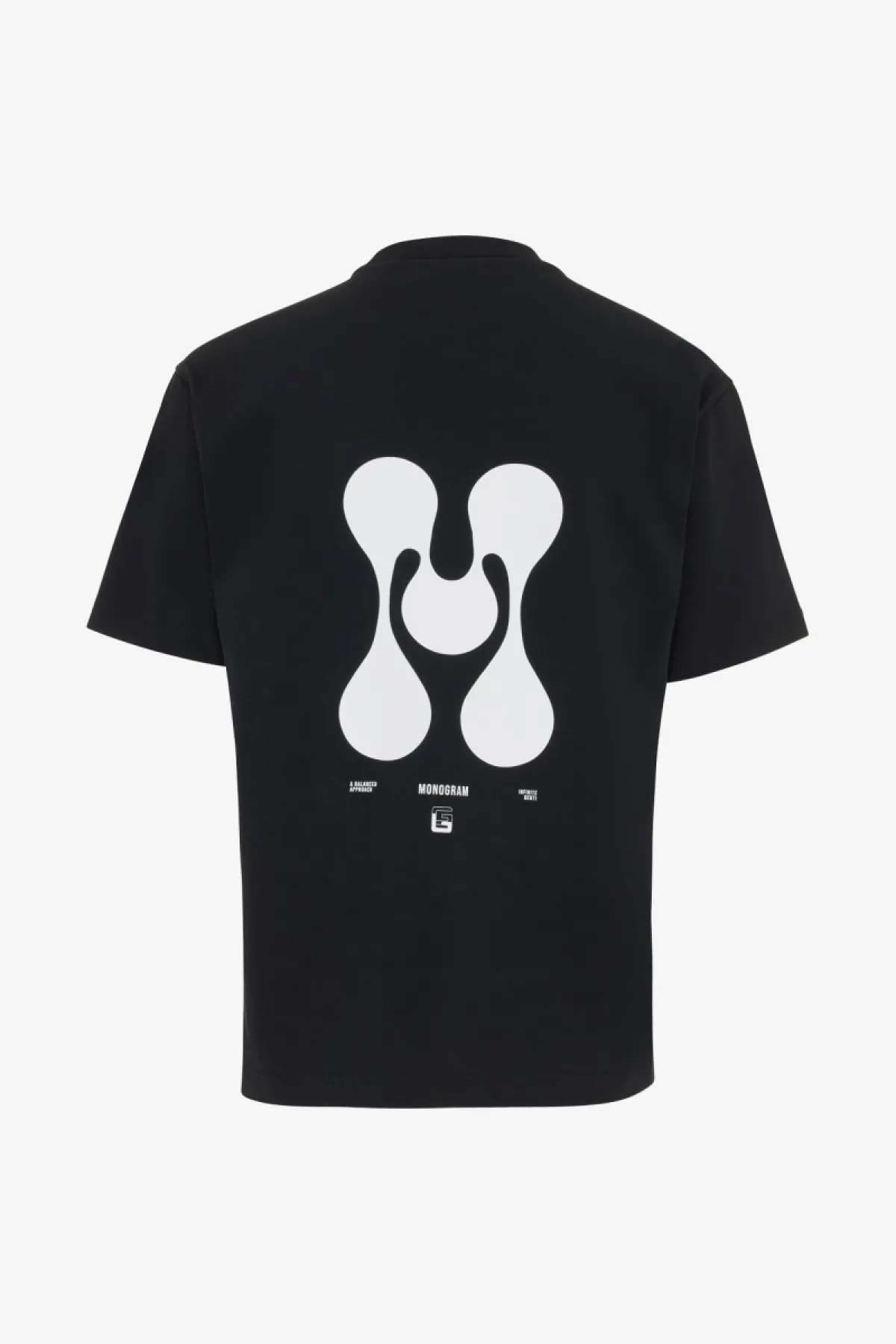 Monogram T-shirt | zwart