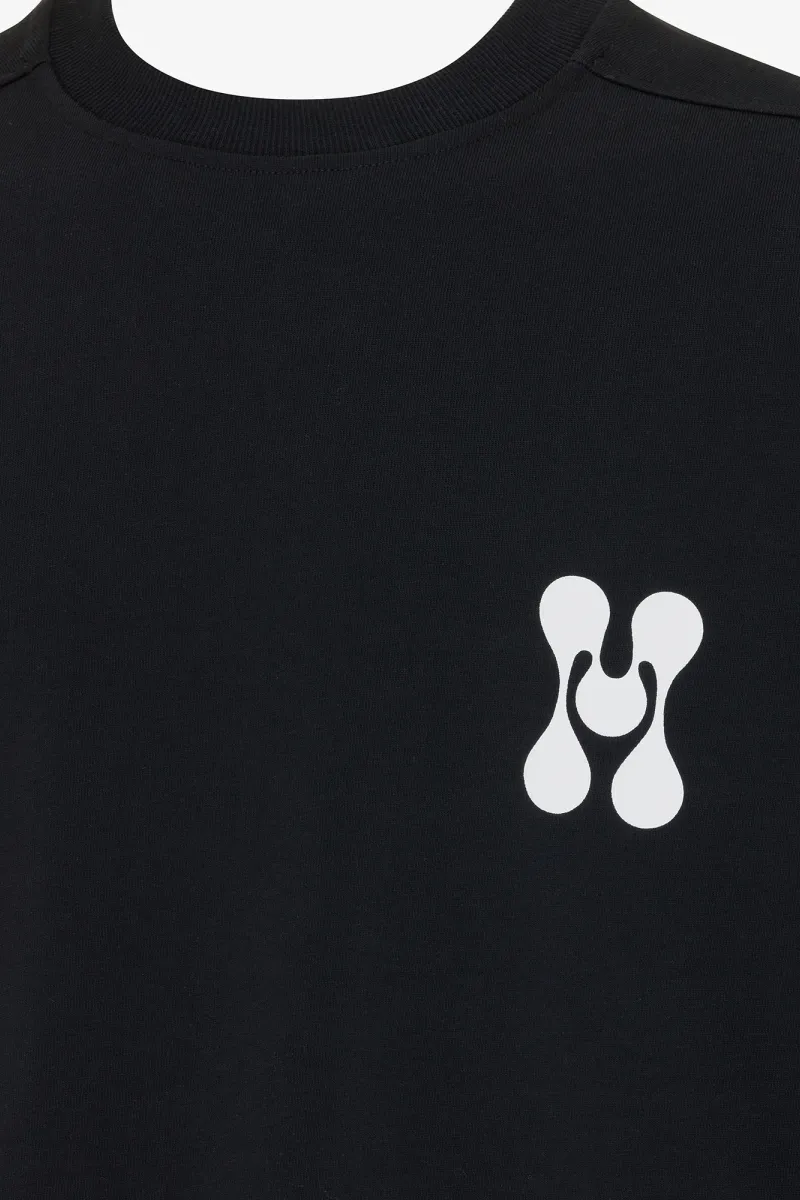 Monogram T-shirt | zwart