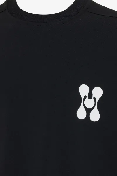 Monogram T-shirt | zwart