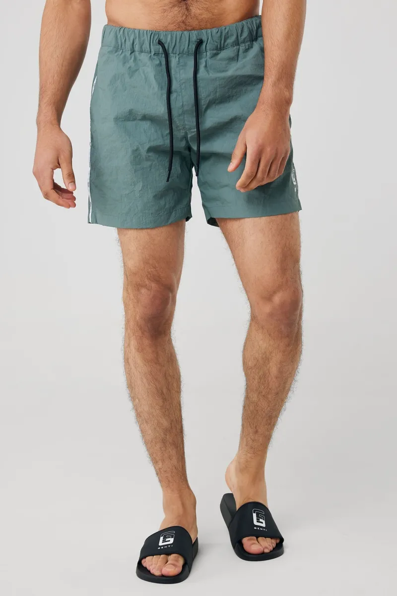 Monogram swimshorts groen