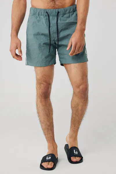 Monogram swimshorts groen