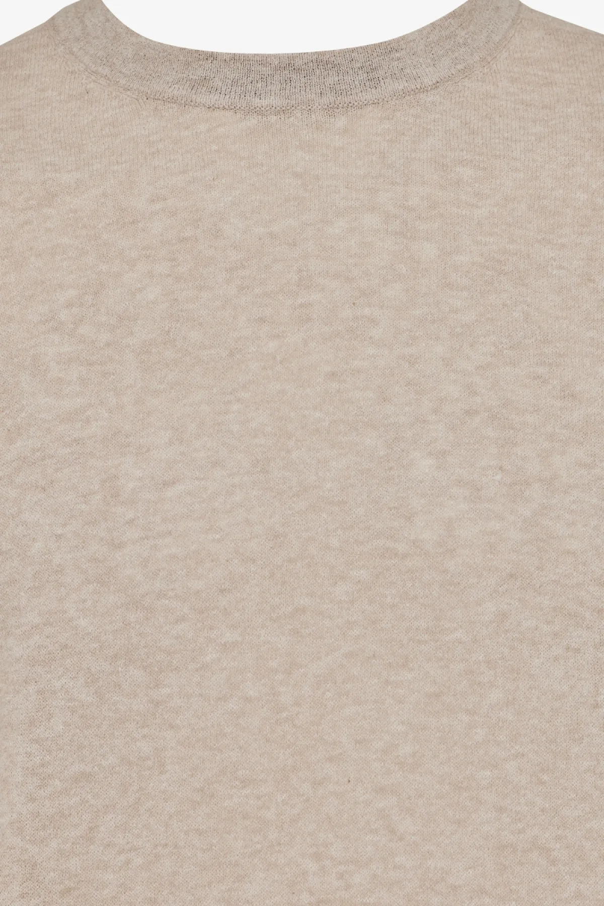 Round neck beige