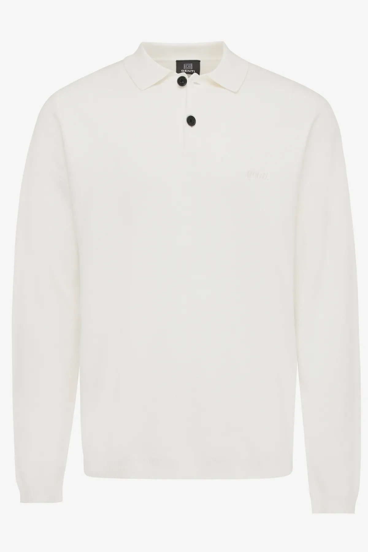 Relaxed polo LS wit