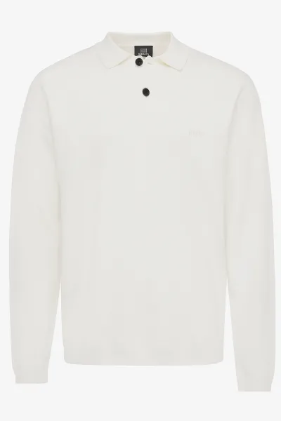 Relaxed polo LS wit