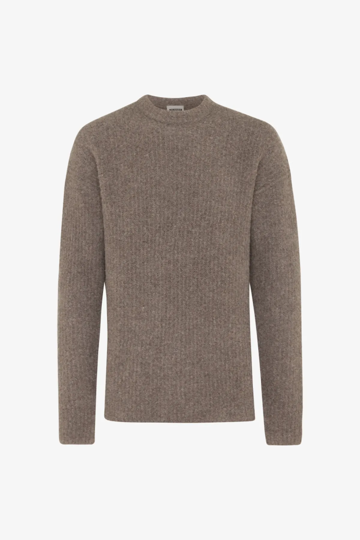 Monogram Relaxed Round Neck | Bruin