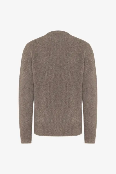 Monogram Relaxed Round Neck | Bruin