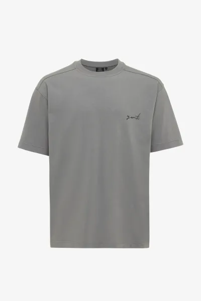 T-shirt backprint | Grijs