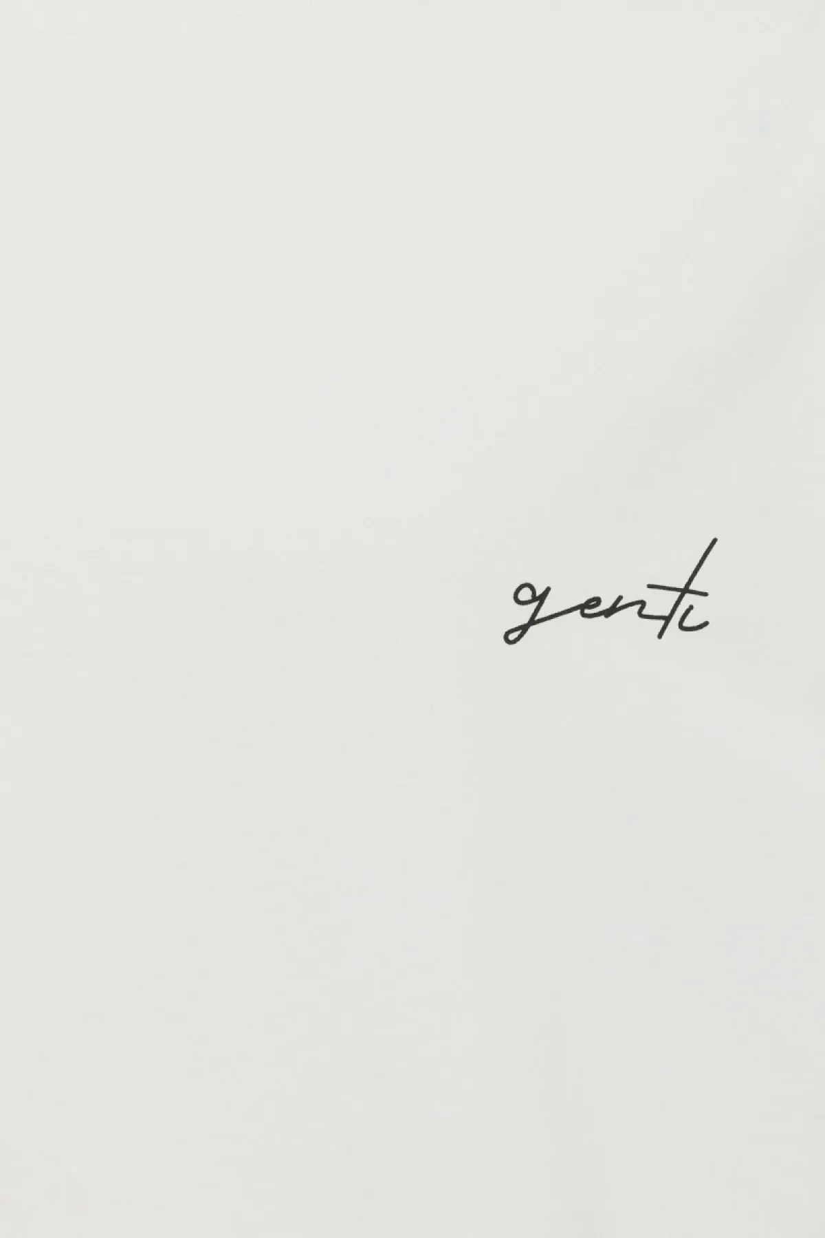T-shirt backprint | Wit