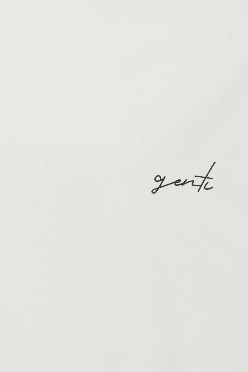 T-shirt backprint | Wit