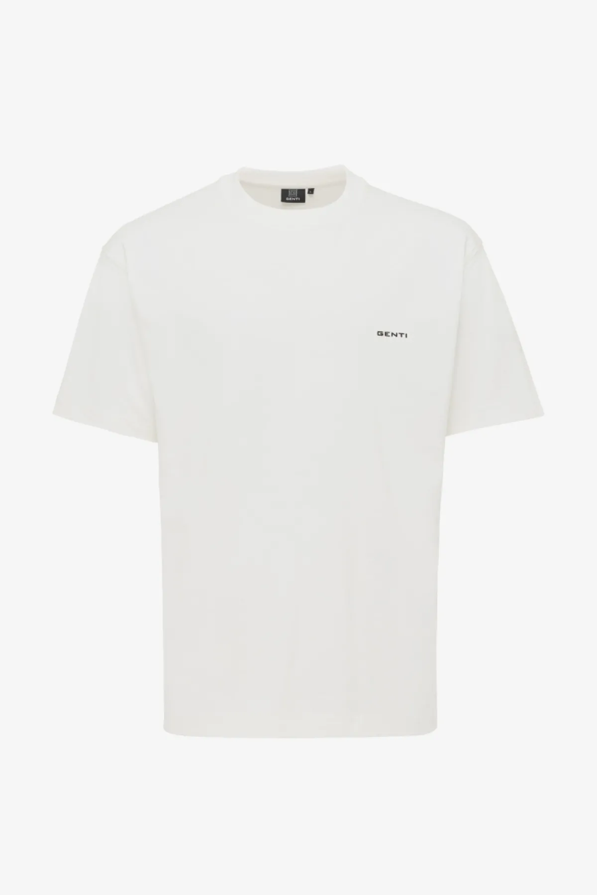 T-shirt flowerprint | Wit