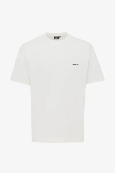 T-shirt flowerprint | Wit