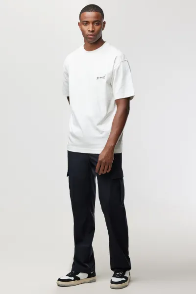 T-shirt backprint | Wit