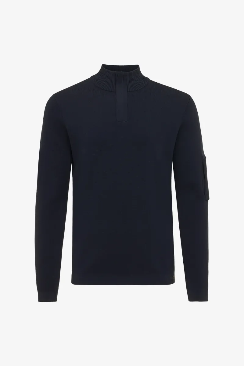 Cool Dry Turtle Zip | Donkerblauw