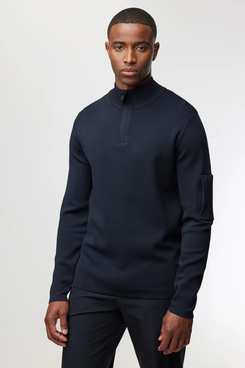 Cool Dry Turtle Zip | Donkerblauw