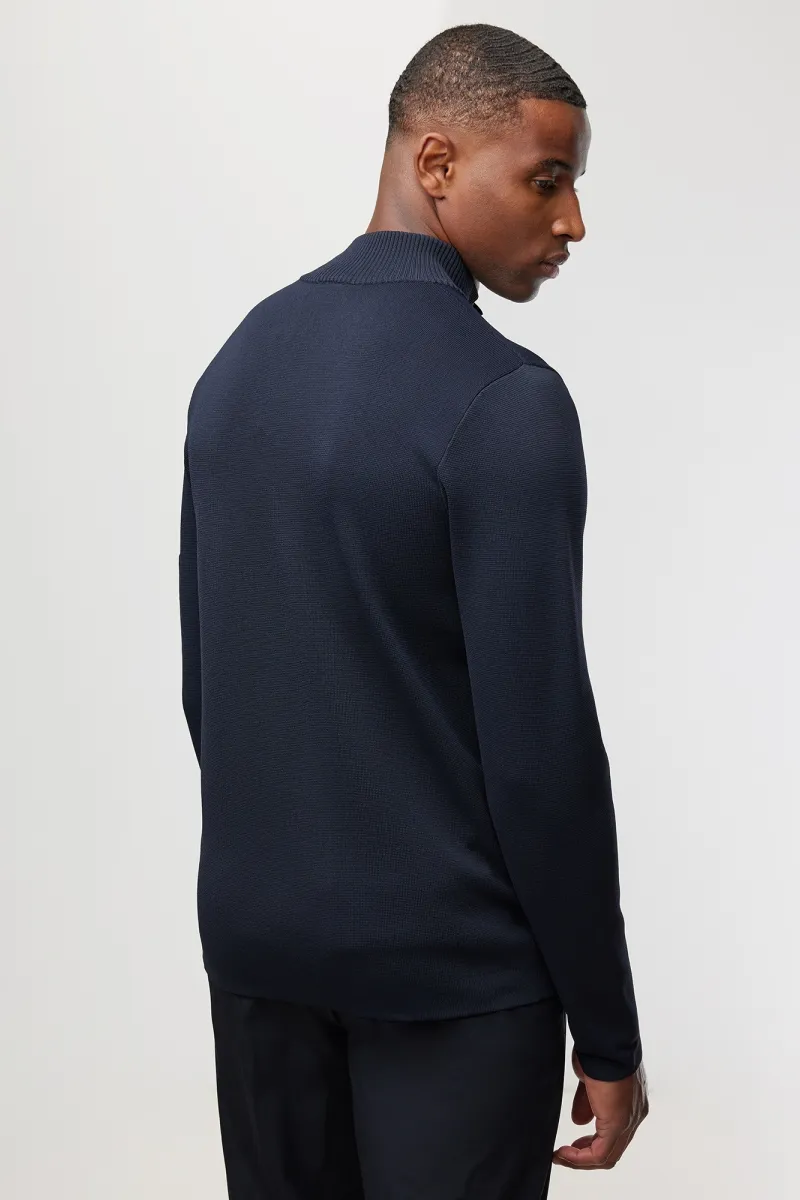 Cool Dry Turtle Zip | Donkerblauw