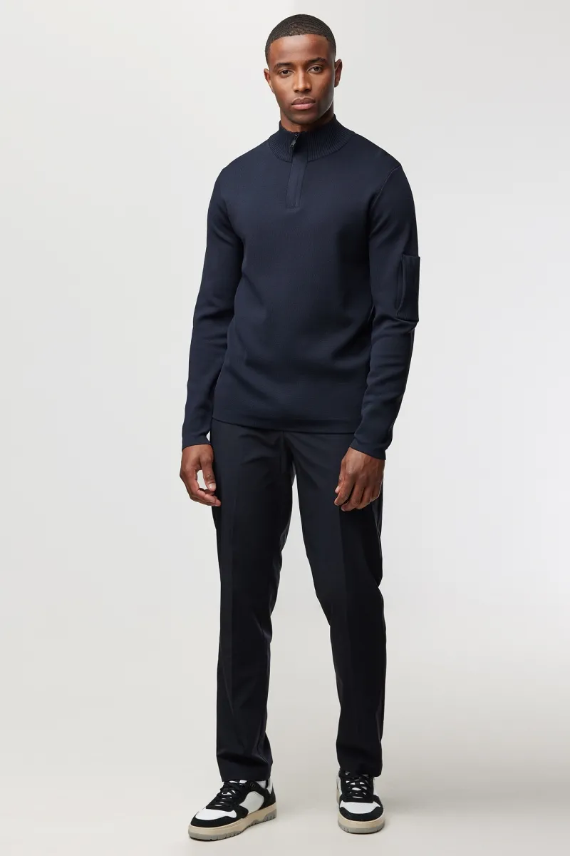 Cool Dry Turtle Zip | Donkerblauw