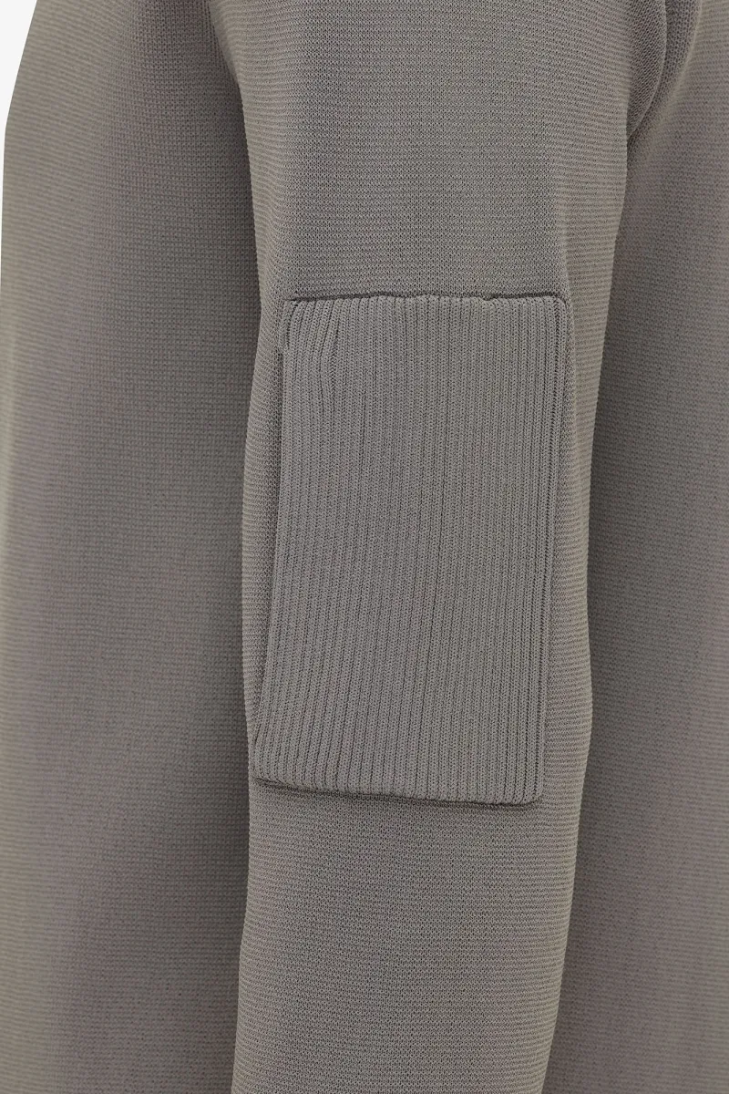 Round Neck Longsleeve | Grijs