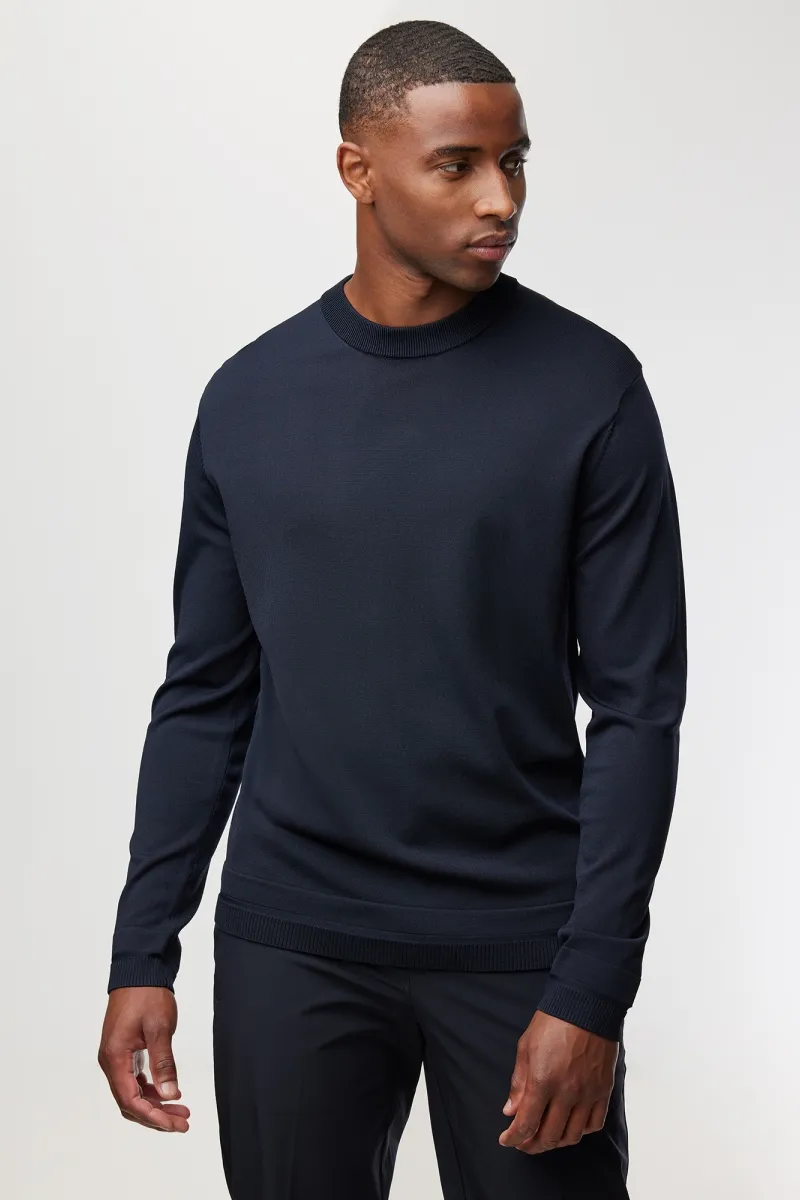 Cool dry Round neck | Donkerblauw
