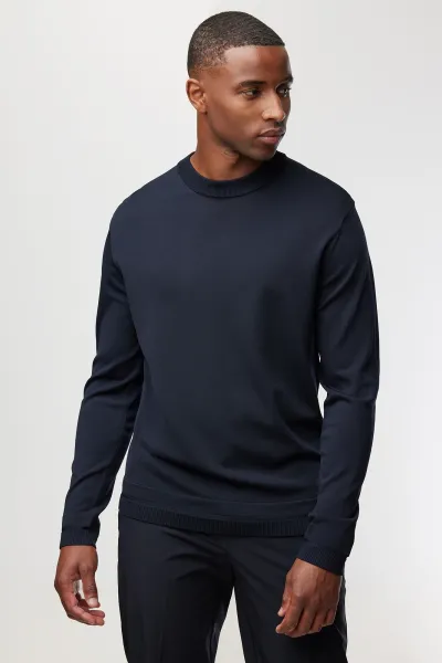 Cool dry Round neck | Donkerblauw