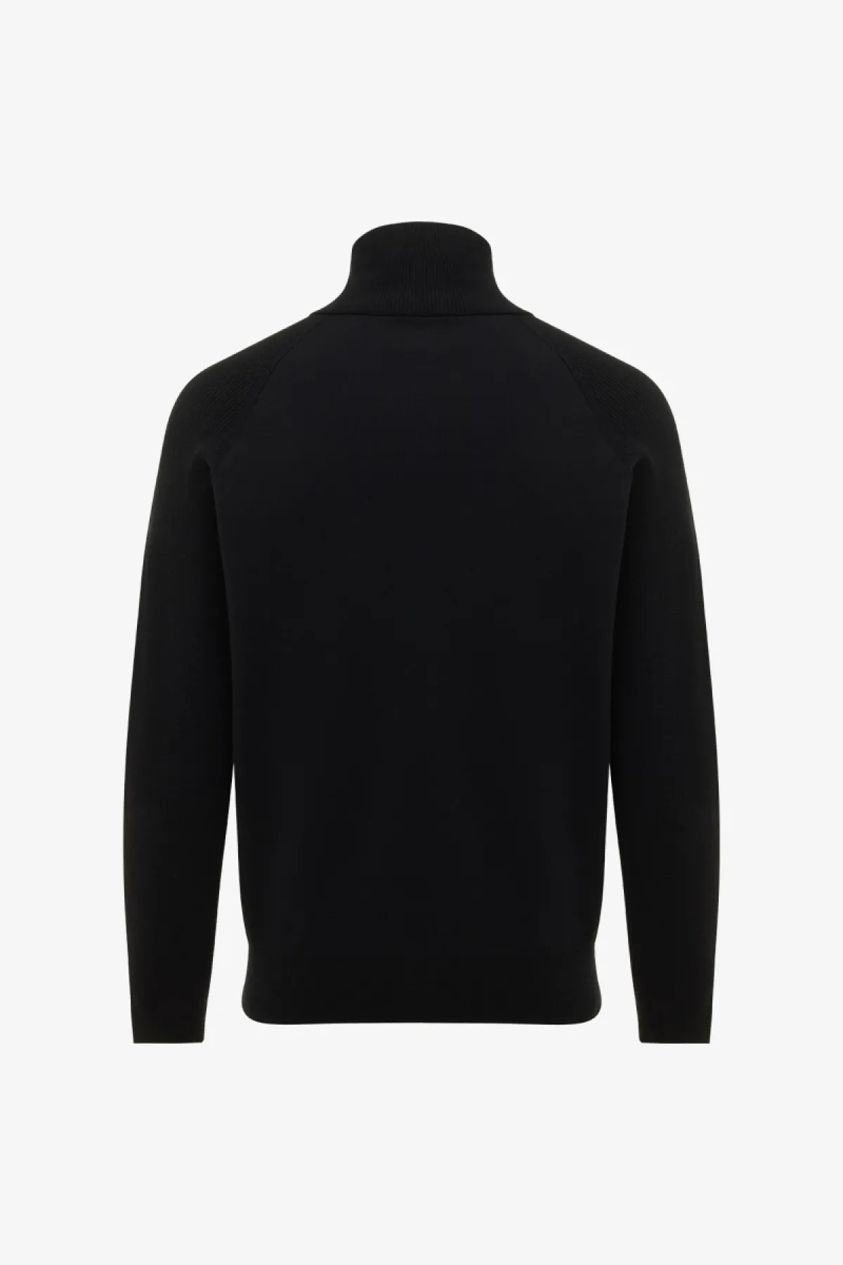 Zip Turtle Neck | Zwart