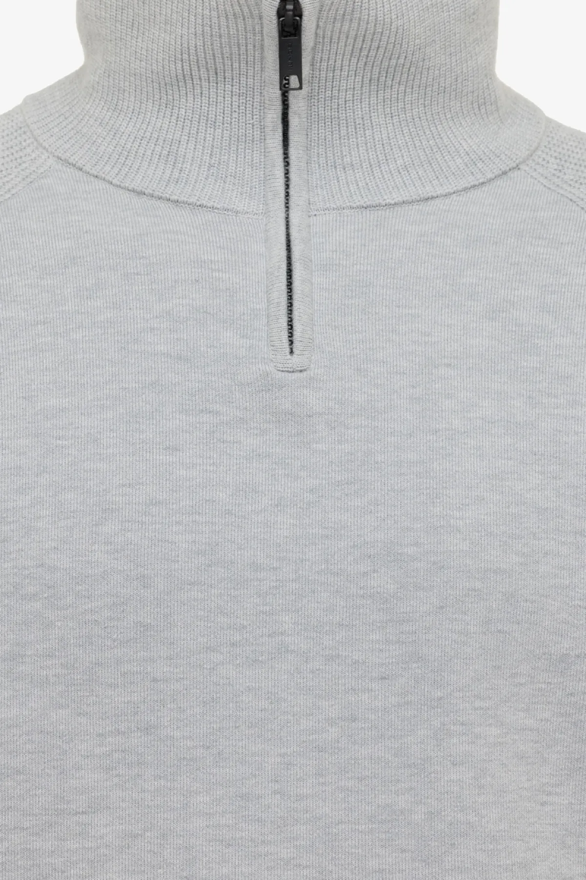 Zip Turtle Neck | Grijs