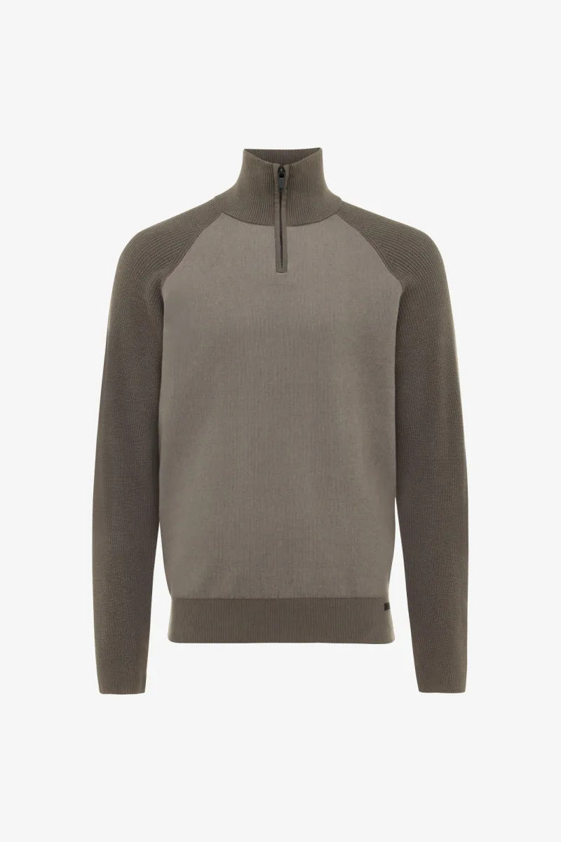 Zip Turtle Neck | Bruin