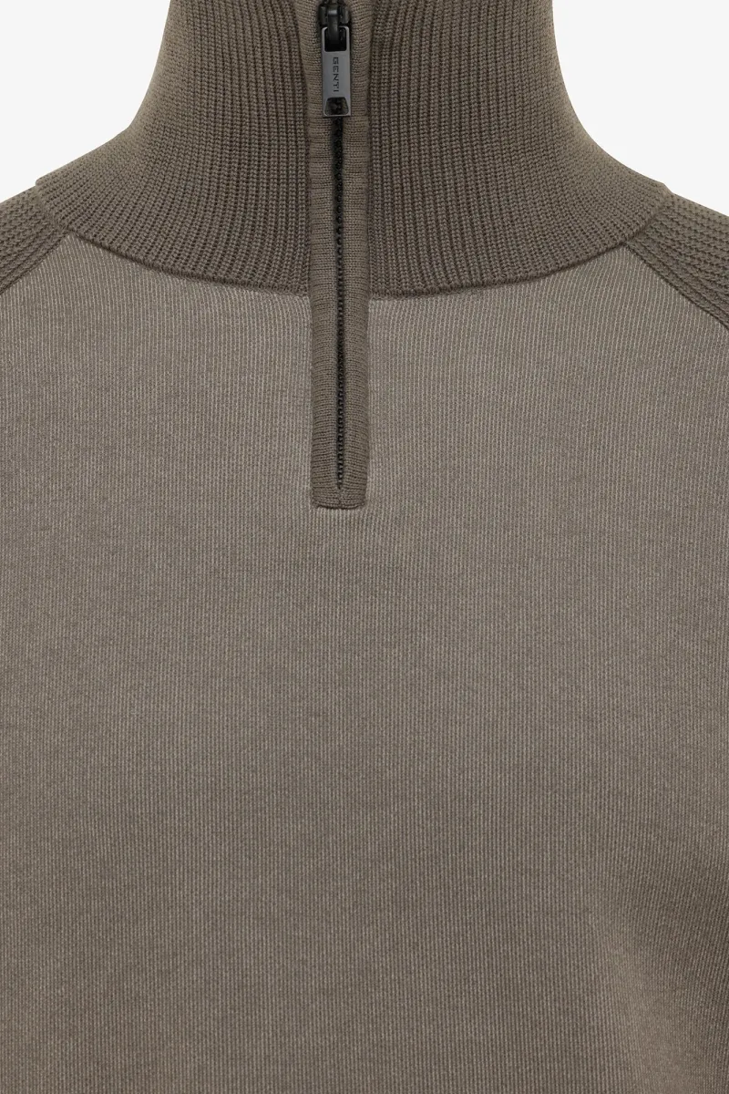 Zip Turtle Neck | Bruin