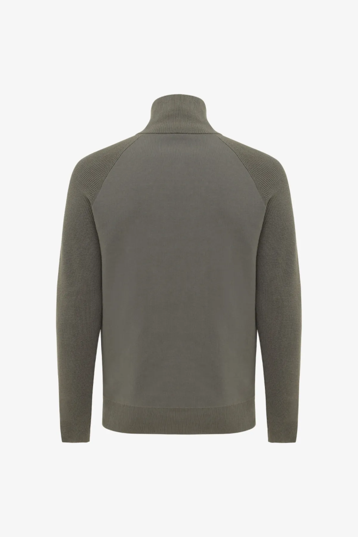 Zip Turtle Neck | Groen