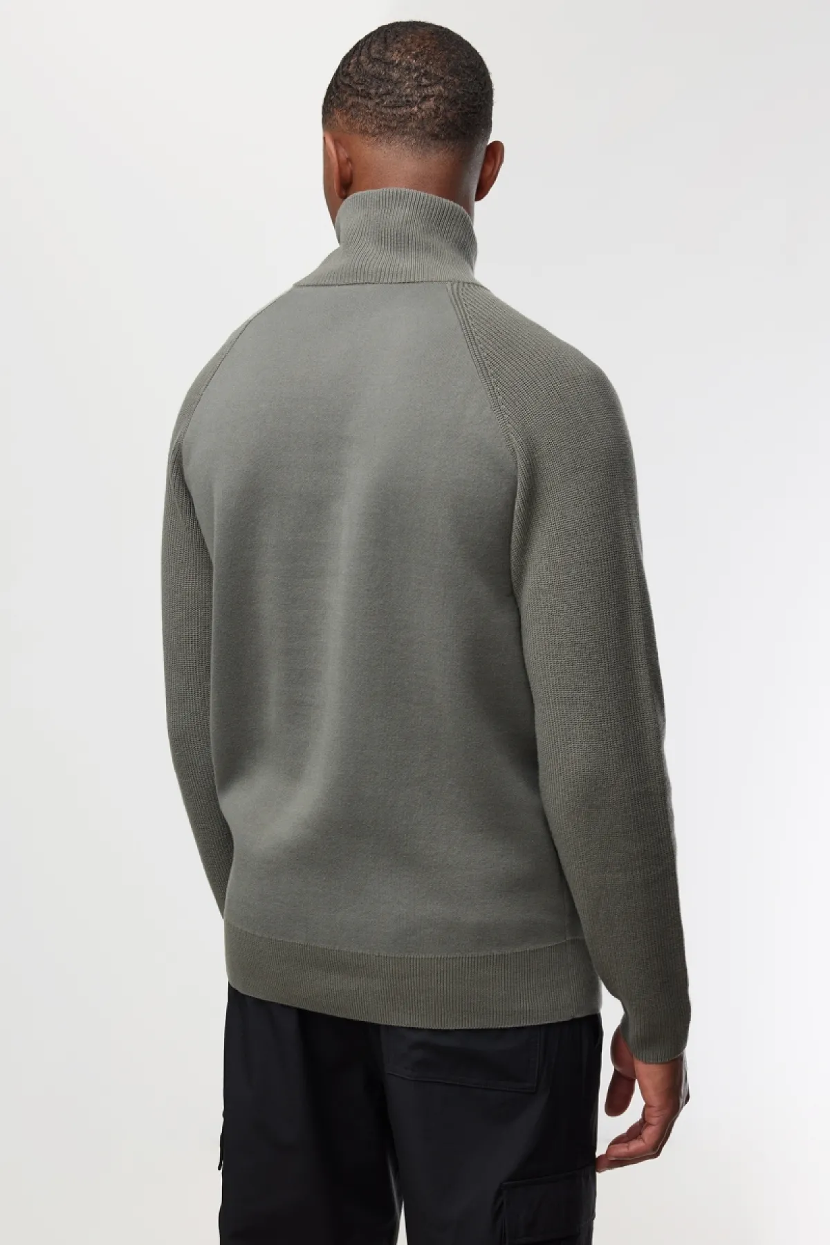 Zip Turtle Neck | Groen
