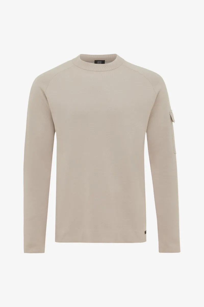 Round Neck | Beige