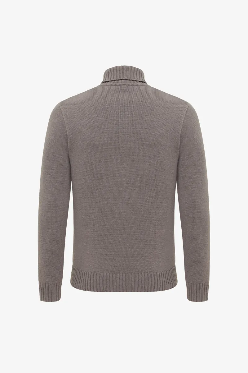 Cable Knit Roll Neck | Bruin