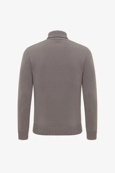 Cable Knit Roll Neck | Bruin