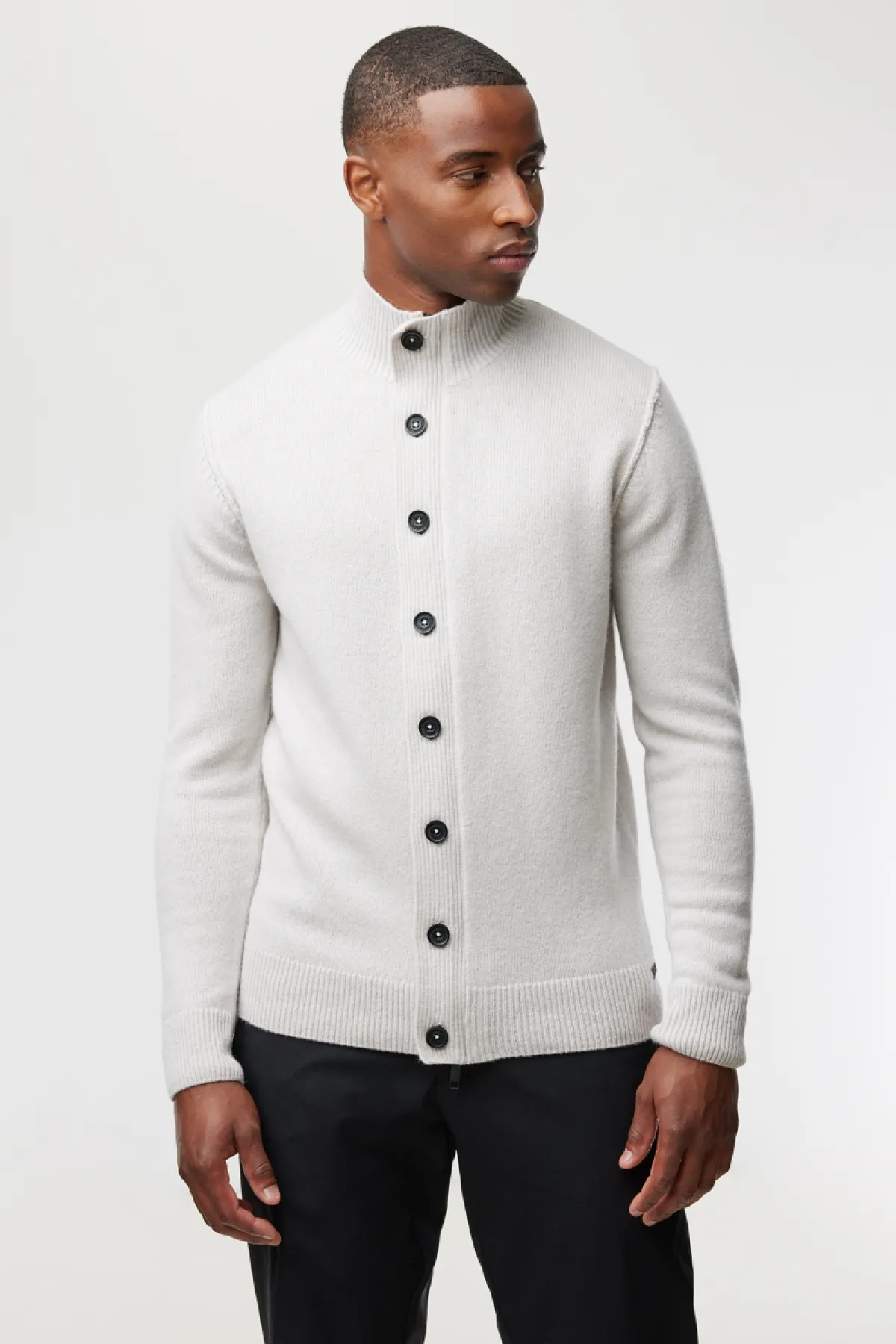 Cardigan 8 Button | Gebroken wit