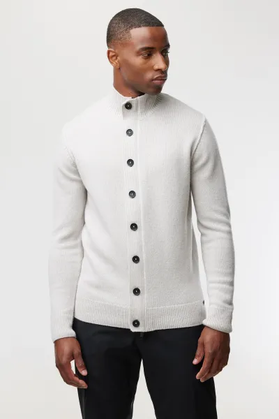 Cardigan 8 Button | Gebroken wit