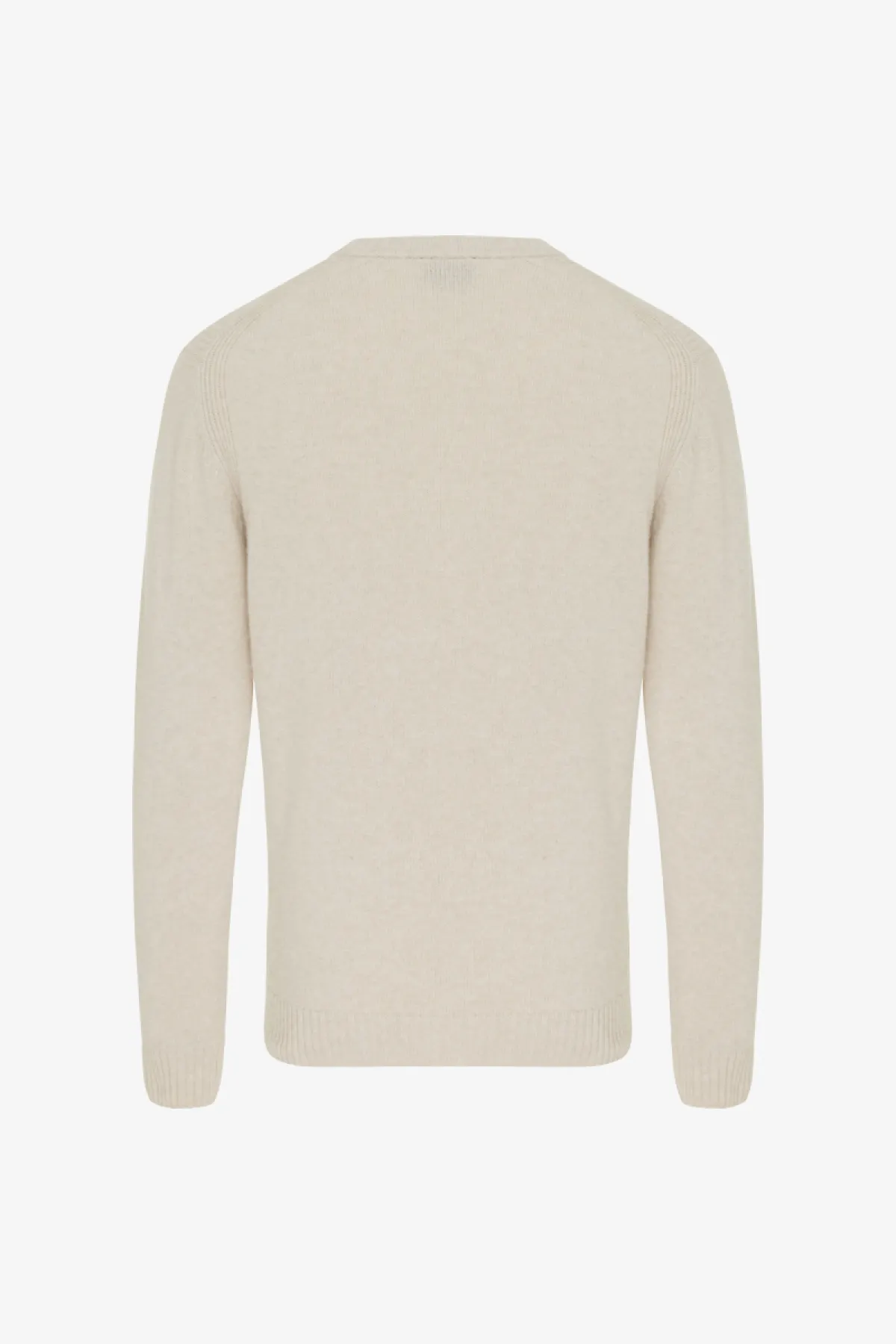 Textured Roundneck | Gebroken wit