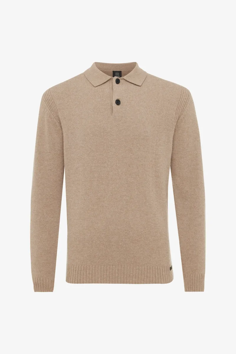 Textured Polo Button | Bruin