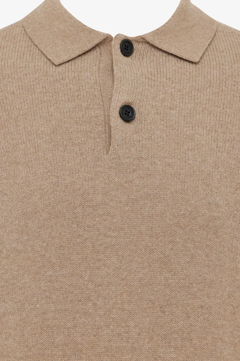 Textured Polo Button | Bruin