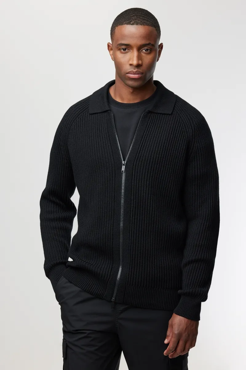 Zip Jacket | Zwart