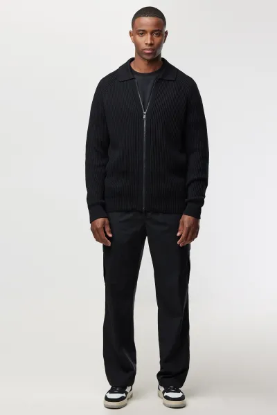 Zip Jacket | Zwart