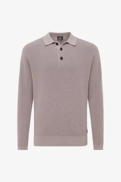 Longsleeve Polo | Mauve