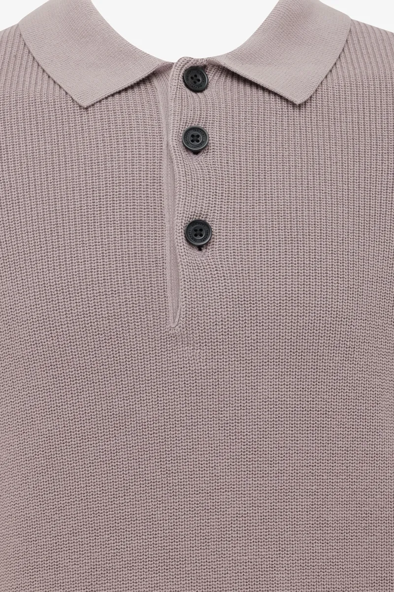 Longsleeve Polo | Mauve