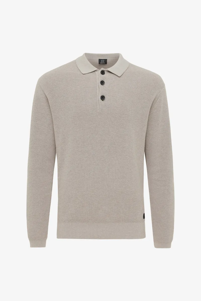 Longsleeve Polo | Bruin