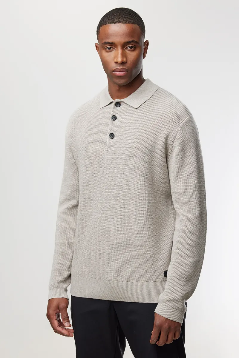 Longsleeve Polo | Bruin