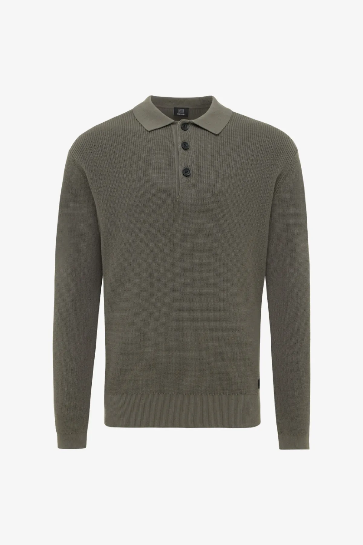 Longsleeve Polo | Groen