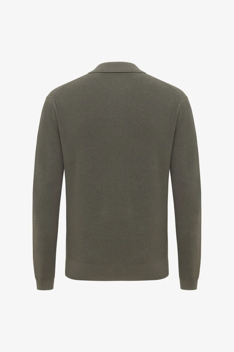 Longsleeve Polo | Groen