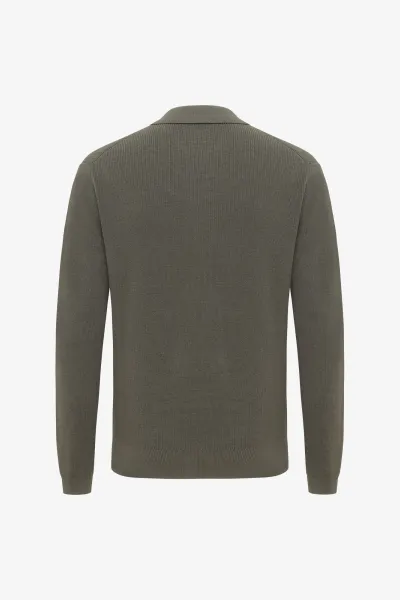 Longsleeve Polo | Groen