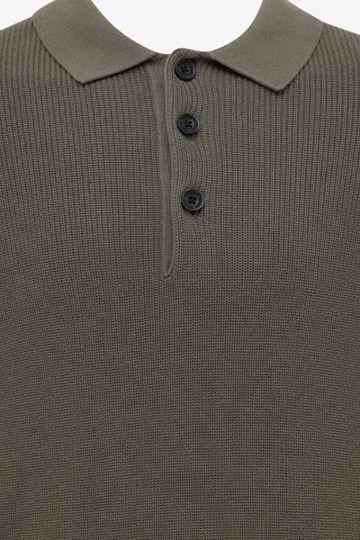 Longsleeve Polo | Groen